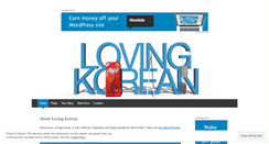 Desktop Screenshot of lovingkorean.com