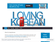Tablet Screenshot of lovingkorean.com
